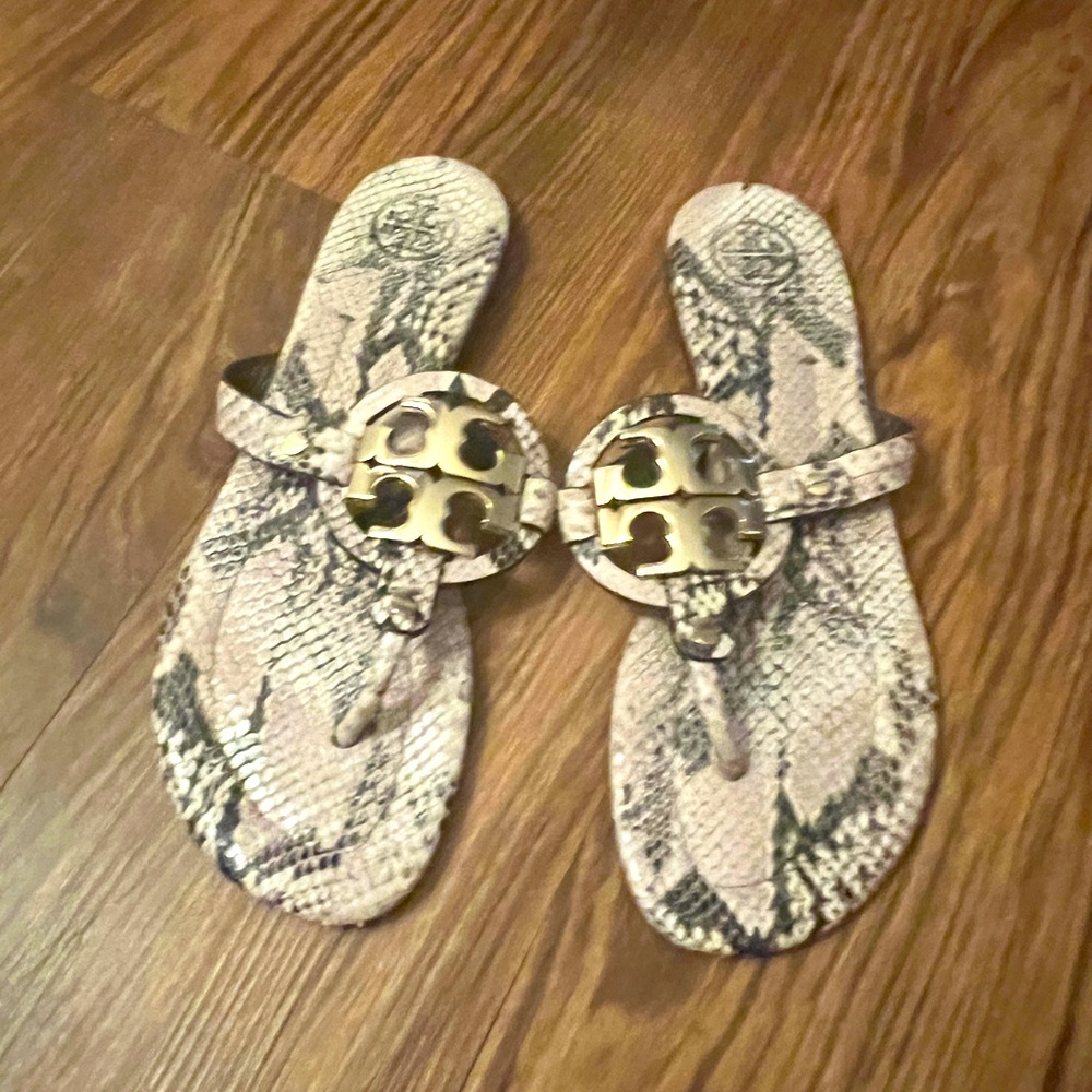 Tory Burch Metal Miller Sandal, Size 9